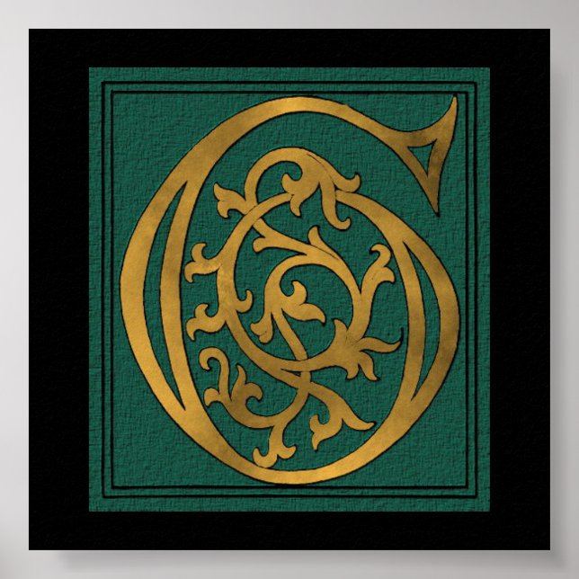 Poster Lettre G (Devant)