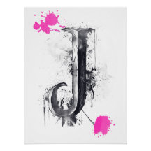 Lettre J - Typographie