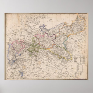 Poster L'Europe, Allemagne, Pologne