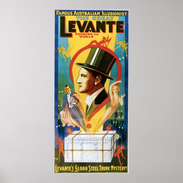 Poster Levante ~ La Grande magie Vintage (Devant)