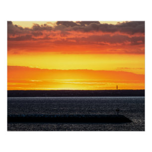 Poster Lever & coucher du soleil