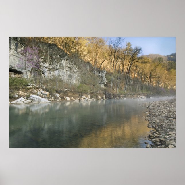 Poster Lever de soleil à Roark Bluff, accès à Steel Creek (Devant)