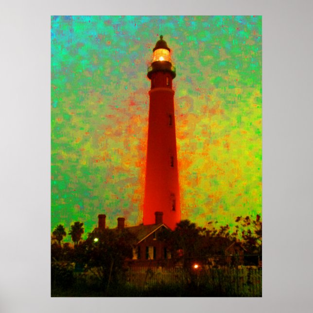 Poster Lever de soleil colossal Daytona 52" de phare x (Devant)