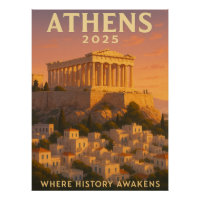 Lever de soleil sur Athènes grecque