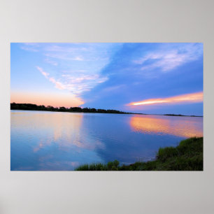 Poster Lever de soleil sur Chincoteague