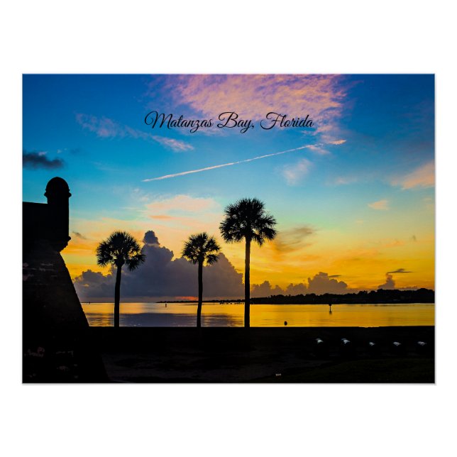 Poster Lever de soleil sur la baie de Matanzas (Devant)