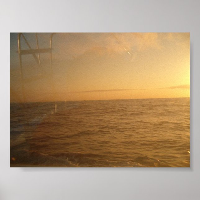 Poster lever de soleil sur l'océan à Cabo (Devant)