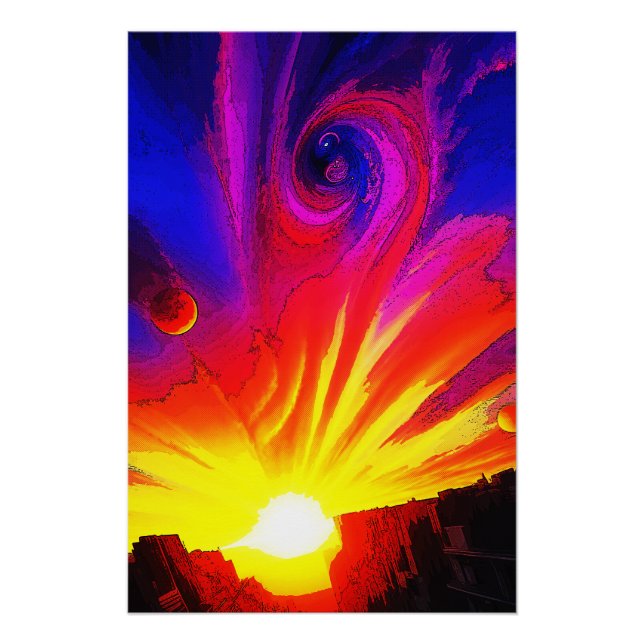 Poster Lever Du Soleil Dans Le Multivers (Devant)