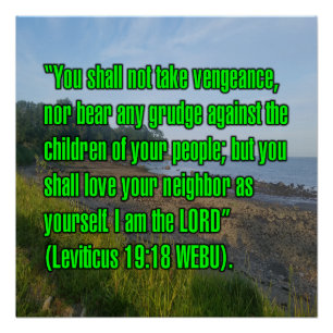 Poster Lévitique 19:18 WEBU