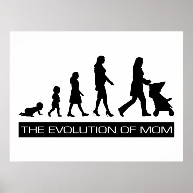 Poster L'évolution de maman (Devant)