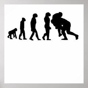 Poster L'évolution du Rugby Tackle