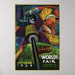Poster L'Exposition universelle de Sandor Chicago