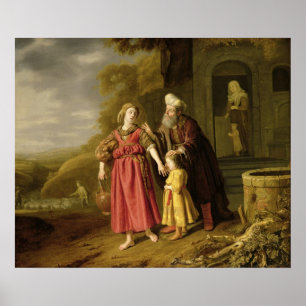 Poster L'expulsion de Hagar et Ismaël, c.1644