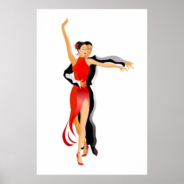 Poster LG. Rumba Dancers Dance Series (Devant)