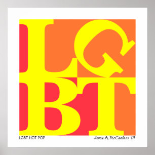 Poster LGBT Hot Pop