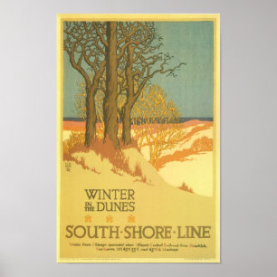 Poster L'hiver dans les dunes