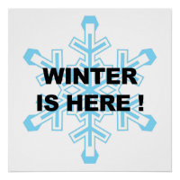 L'hiver est là, flocon de neige libéral