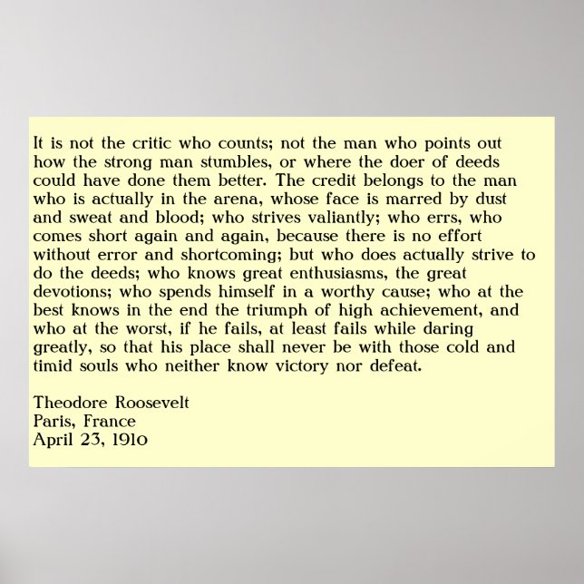 Poster L'Homme Dans L'Arène (Devant)