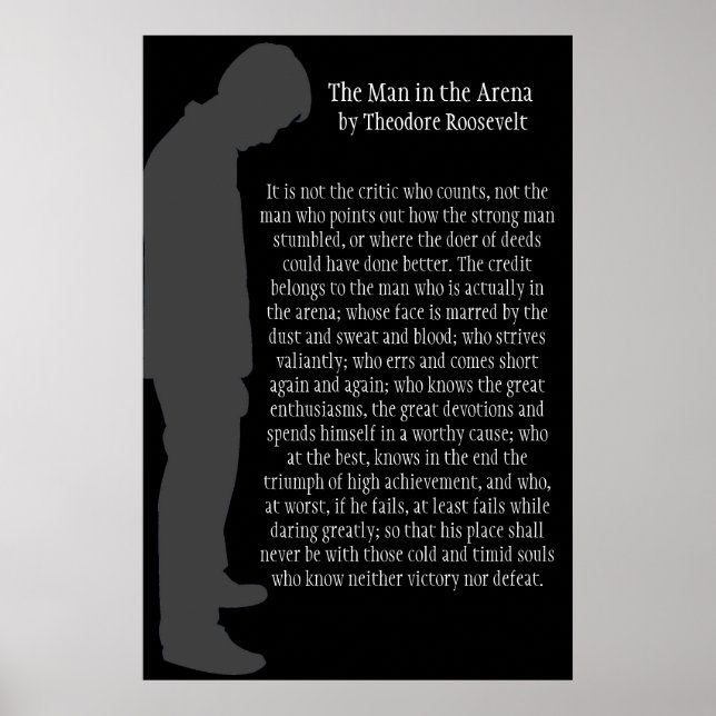 Poster L'homme dans l'arène (Devant)