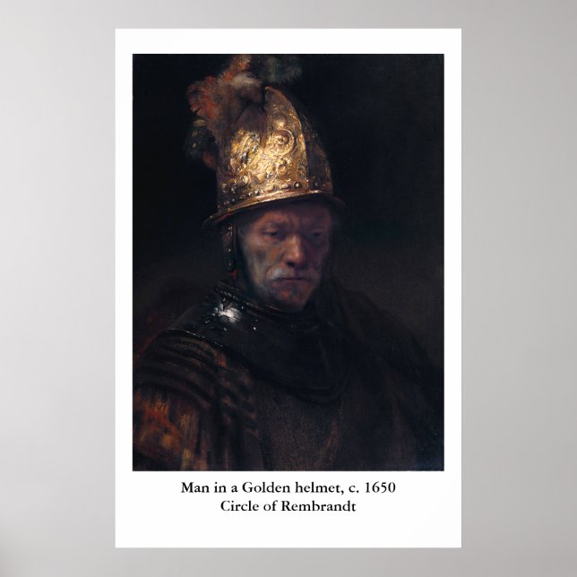 Poster L'homme de Rembrandt dans un casque d'or (Devant)