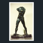 Poster L'homme qui marche, 1877 (bronze)<br><div class="desc">Image : 116455 The Walking Man,  1877 (bronze). Rodin,  Auguste (1840-1917). Collection privée. Art,  Art.</div>