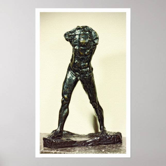 Poster L'homme qui marche, 1877 (bronze) (Devant)