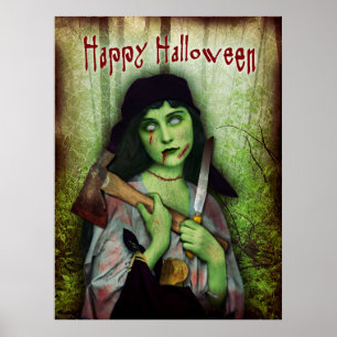 Poster L'horreur d'Halloween