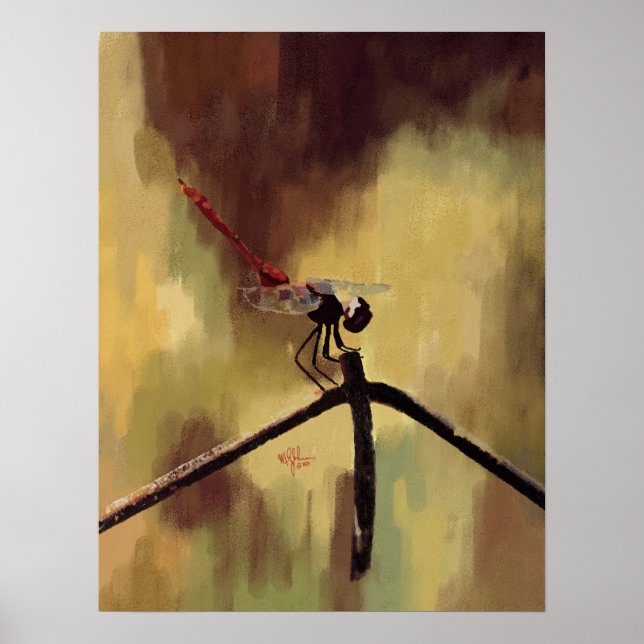 Poster libellule (Devant)