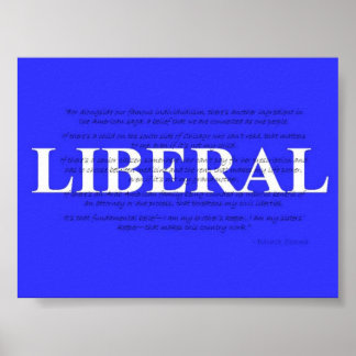 Poster libéral
