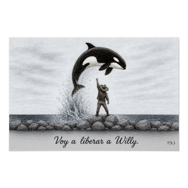 Poster Liberar a Willy (Devant)