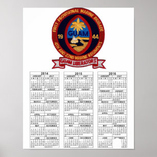 POSTER LIBÉRATEURS DE LA GUAM