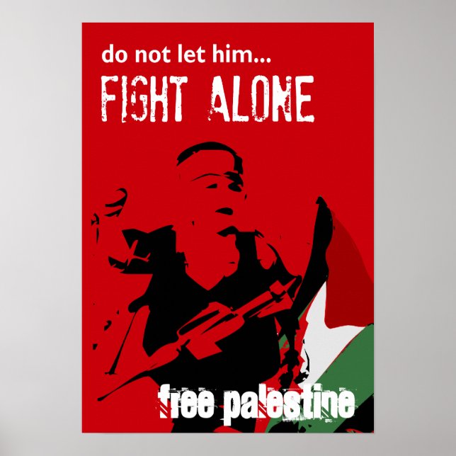 Poster Libérer la Palestine (Devant)