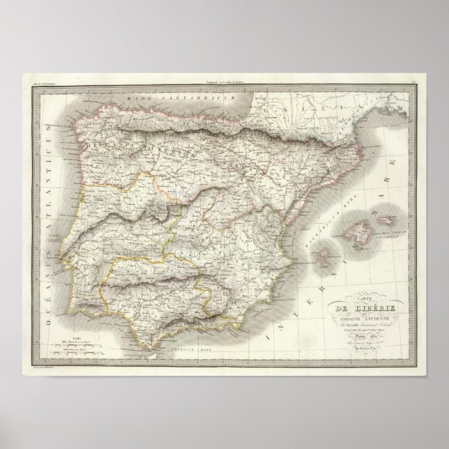 Poster L'Iberie ou l'Espagne ancienne (Devant)