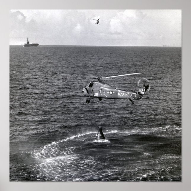 Poster Liberty Bell 7 Splashdown & Recovery (Devant)