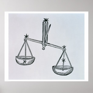 Poster Libra (les Scales) une illustration de "Poeti"