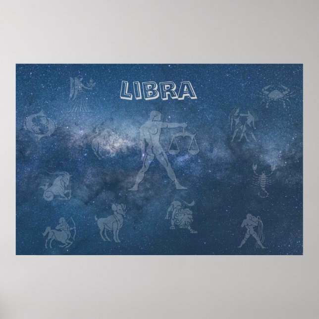 Poster Libra transparente (Devant)