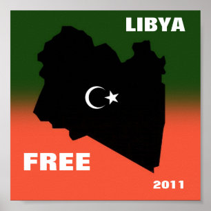POSTER LIBYE LIBYE 2011