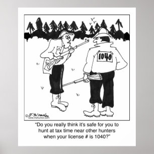 Poster Licence de chasse 1040