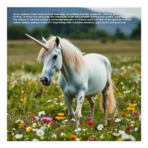 Poster Licorne Chanceuse