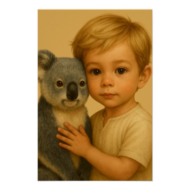 Poster Lien de la nature sauvage et de l'innocence (Koala (Devant)