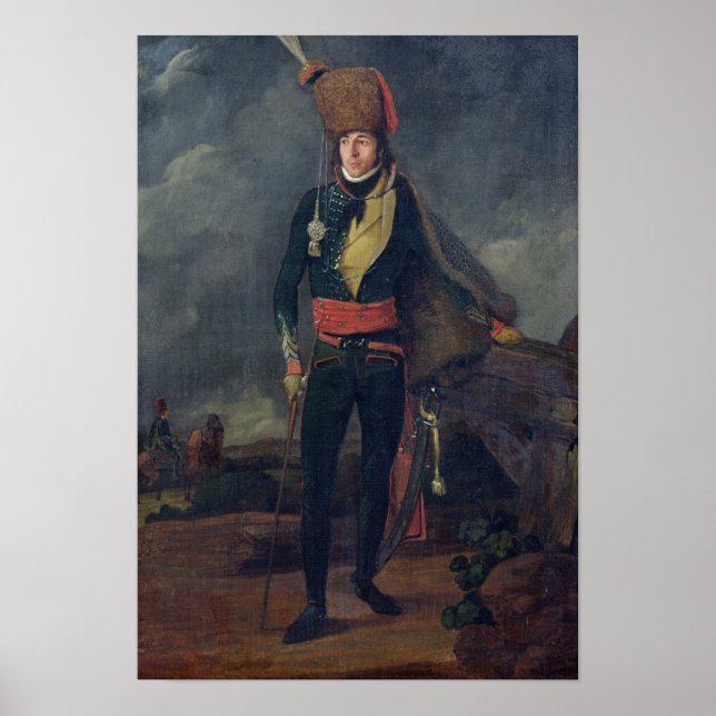 Poster Lieutenant des 8th Hussars (Devant)