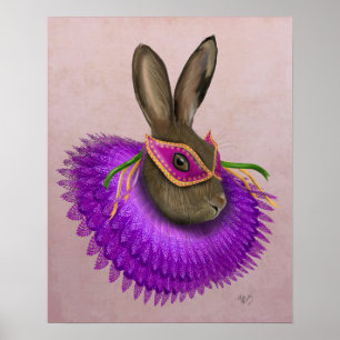 Poster Lièvres de mardi gras