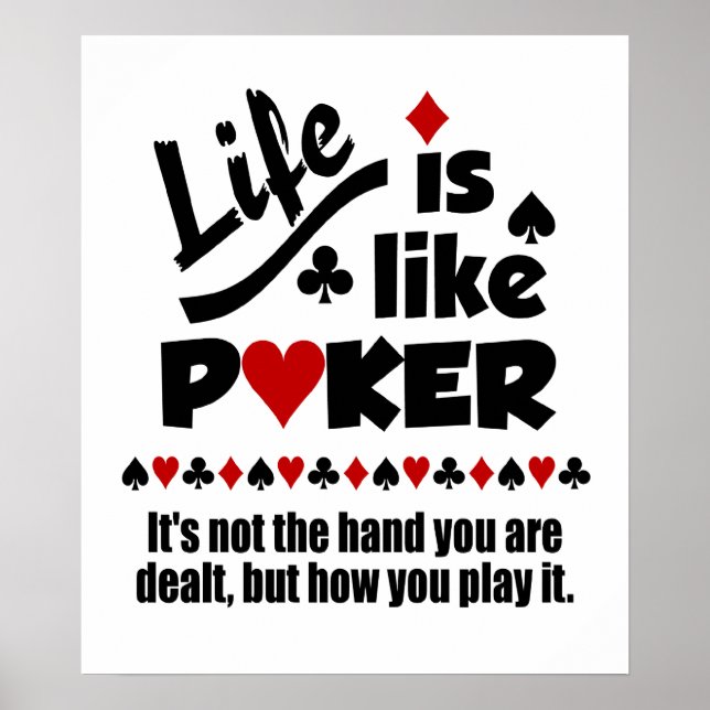 Poster Life Like Poker (Devant)