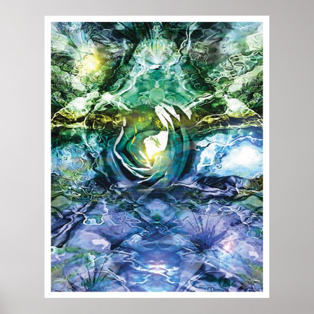 Poster Light Abstract 1: The Gift (Devant)