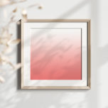 Poster Light Coral Gradient<br><div class="desc">Add a light coral gradient to the background color of your choice.</div>