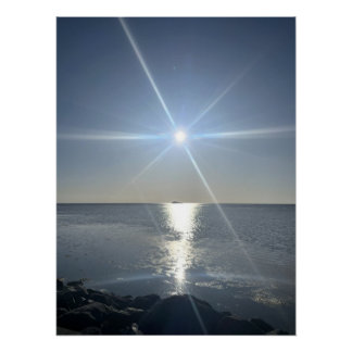 Poster Light Path Across the Sea