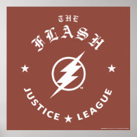 Ligue de Justice | L'Emblème Flash Retro Lightning