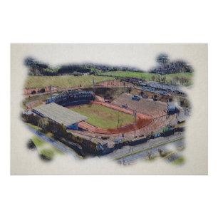 Poster Ligue de rugby de Bradford, Odsal Stadium Coral St