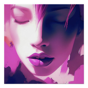 Poster Lilac Dream Whisper - Serène, Ethérée, Violet