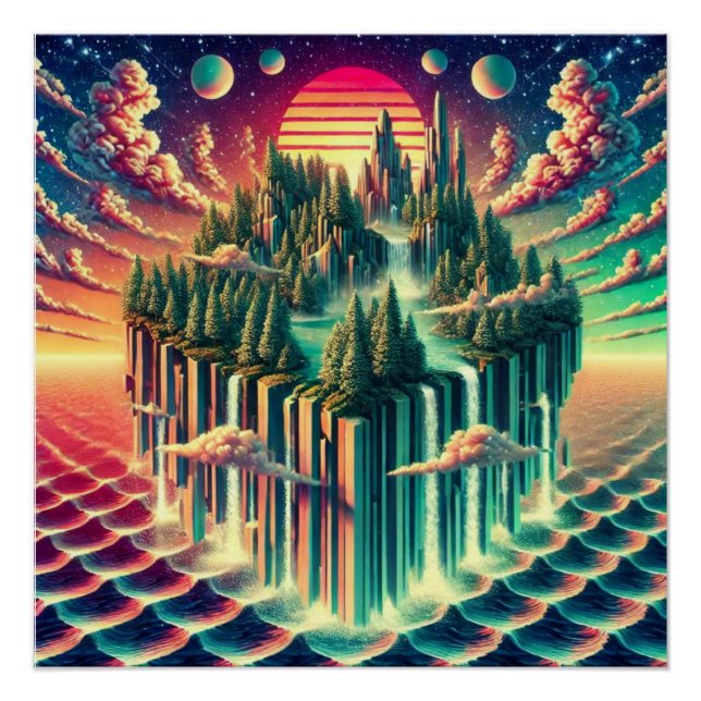 Poster L'île du rêve : un voyage métaphorique (Devant)